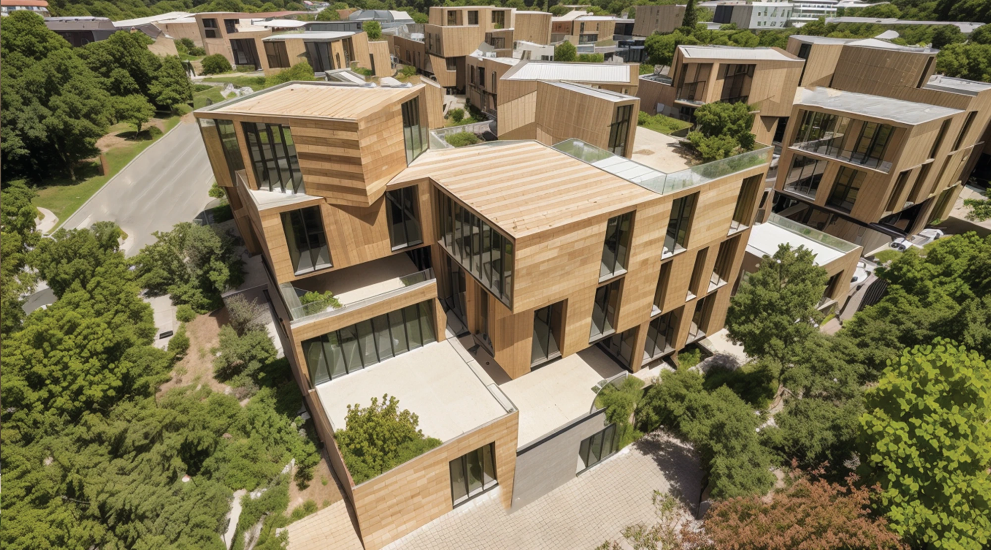 Reflejos, Tetris y Zigurat — Residencial comunitaria