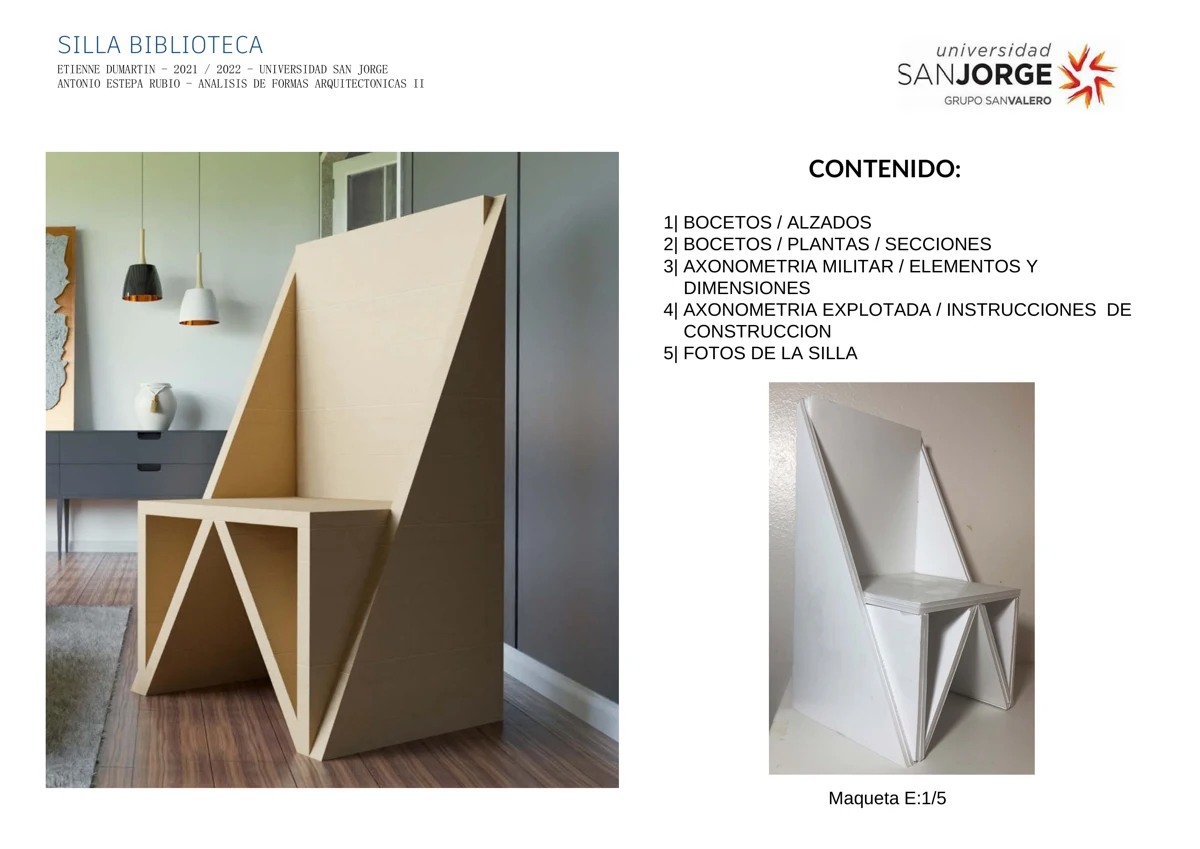 Silla Biblioteca — Dosier completo · 01 / 06
