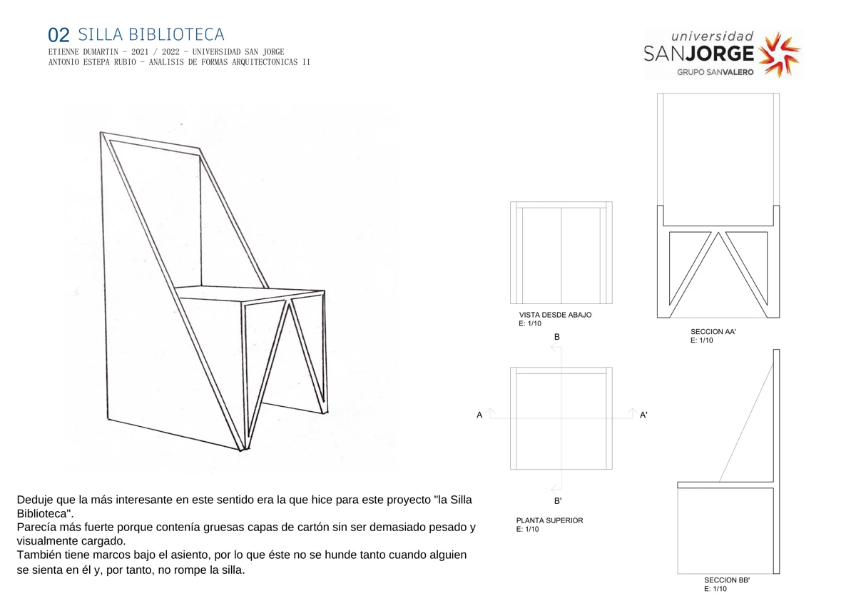 Silla Biblioteca — Dosier completo · 03 / 06