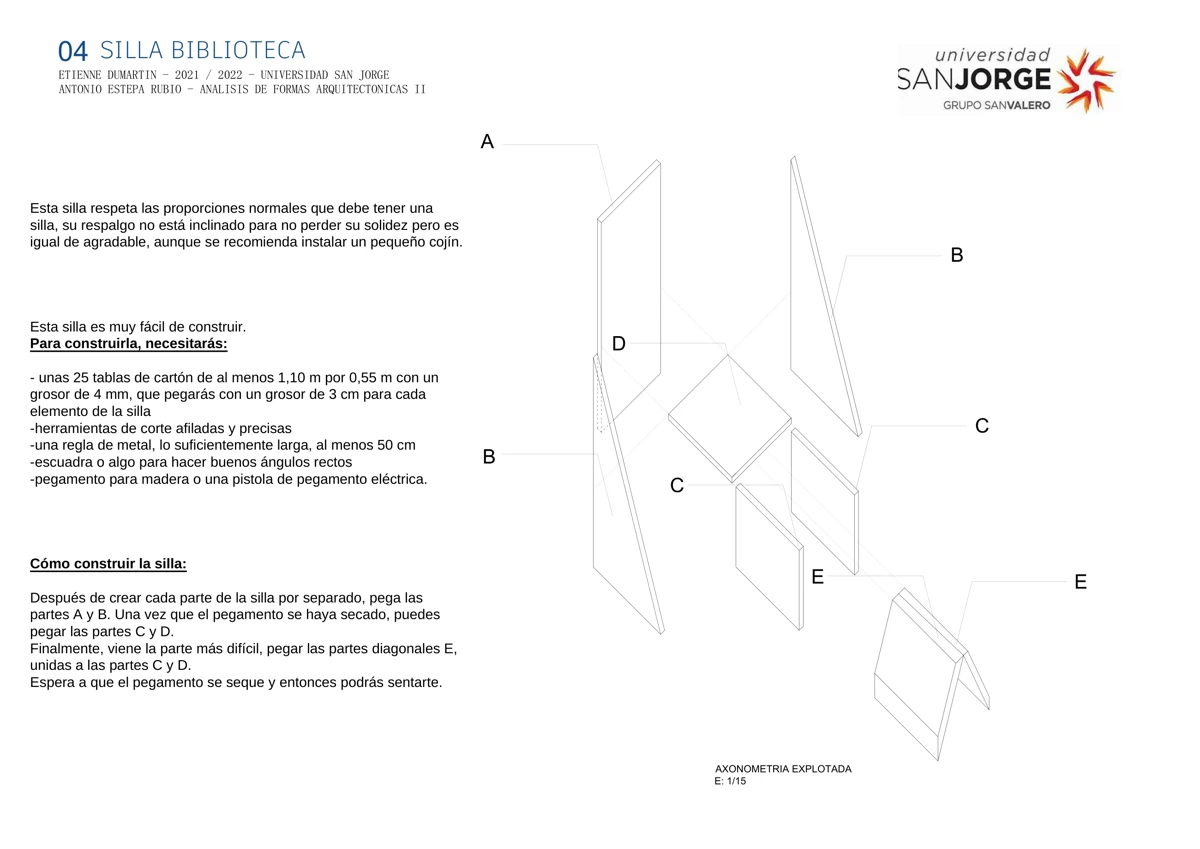 Silla Biblioteca — Dosier completo · 05 / 06