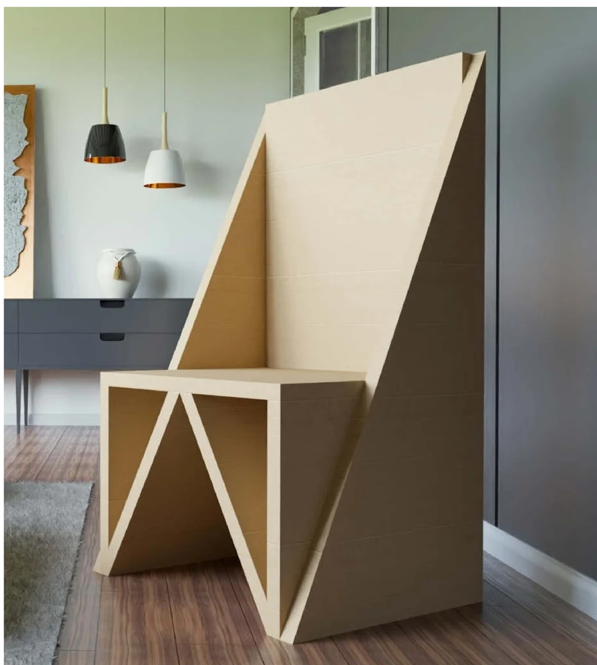 Silla Biblioteca — Diseño y construcción 1:1